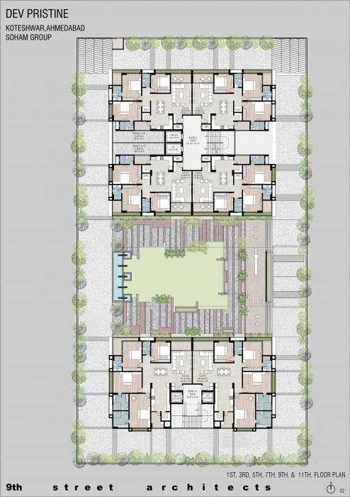 Soham Dev Pristine - Site Plan