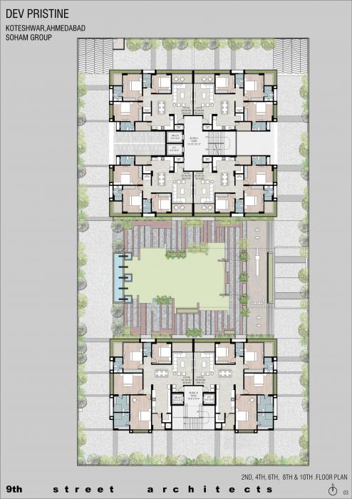 Soham Dev Pristine - Site Plan