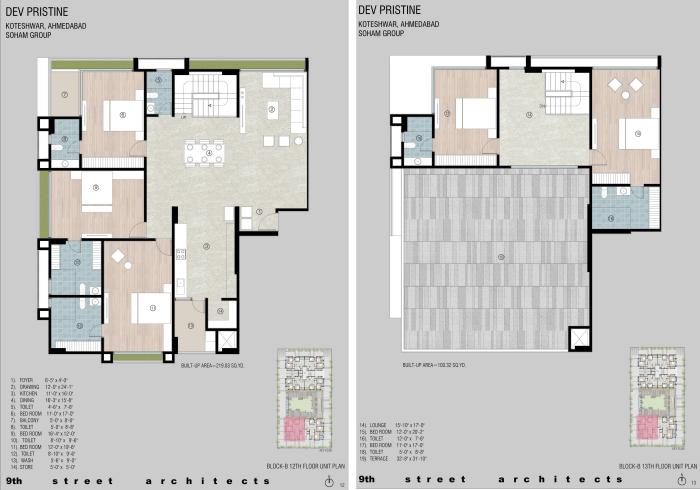 Soham Dev Pristine - Floor Plan