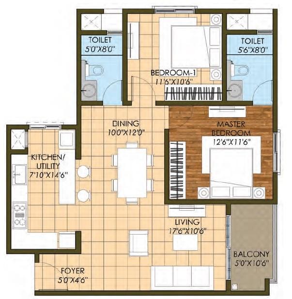 Brigade Orchards Juniper - Floor Plan