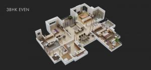 Kumar Sanctum - Floor plan