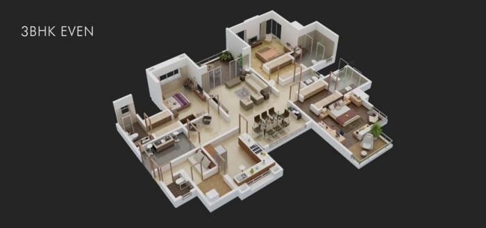 Kumar Sanctum - Floor Plan