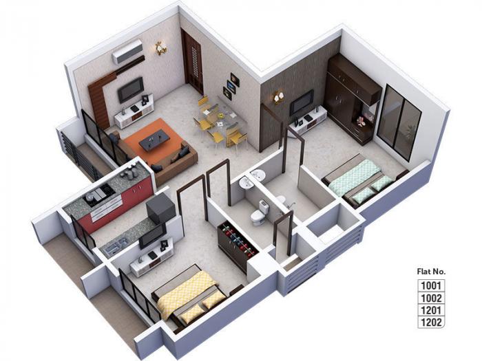 VR Sanskruti - Floor Plan