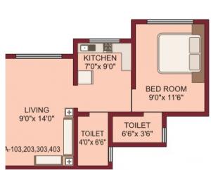 Patil Vrindavan Complex Phase II - Floor plan