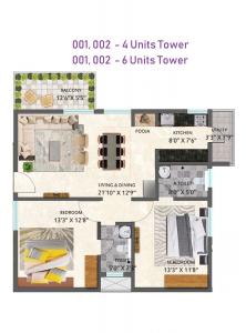 Sky Adobe Pulse - Floor plan