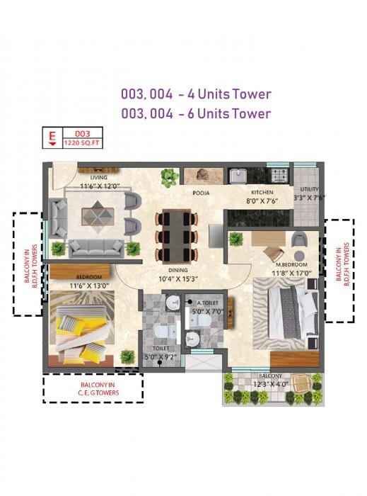 Sky Adobe Pulse - Floor Plan