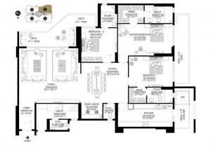 DLF The Crest - Floor plan