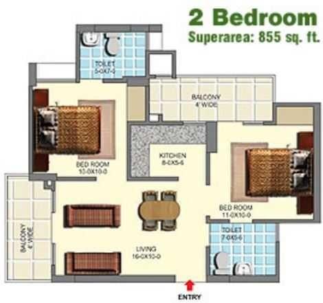Antriksh Kanball 3G - Floor Plan