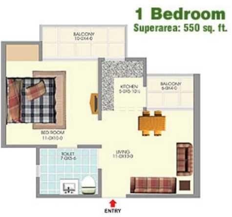Antriksh Kanball 3G - Floor Plan