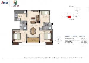 Lancor TCP Altura Block C - Floor plan
