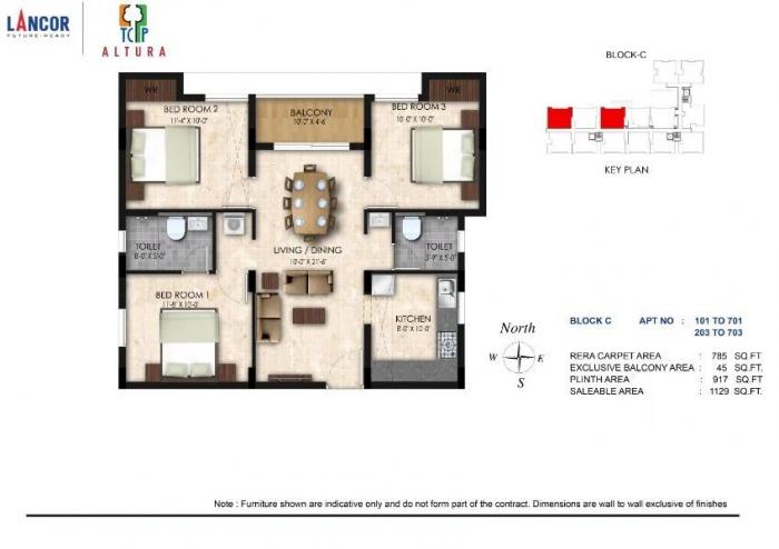 Lancor TCP Altura Block C - Floor Plan