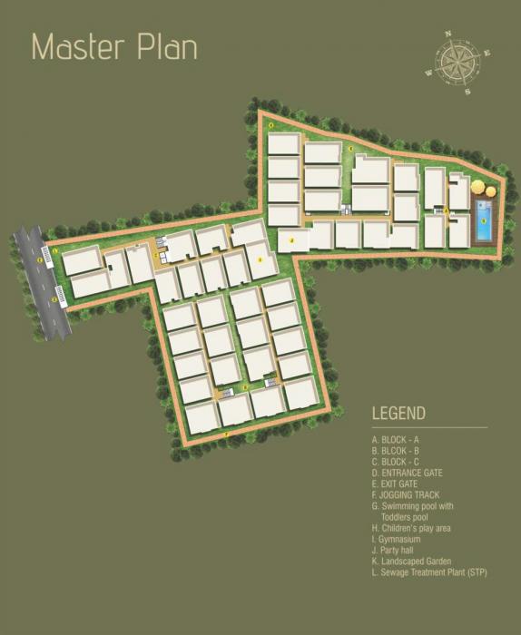 Navajyothi Nava Vaibhava A Block - Master Plan