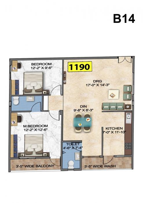 GMC One - Floor Plan