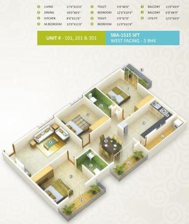 SNR Mayfair - Floor Plan
