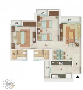 Dynamix Parkwoods Tower D5 - Floor plan