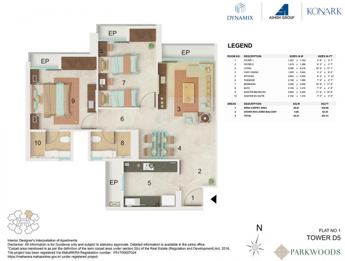 Dynamix Parkwoods - Floor Plan
