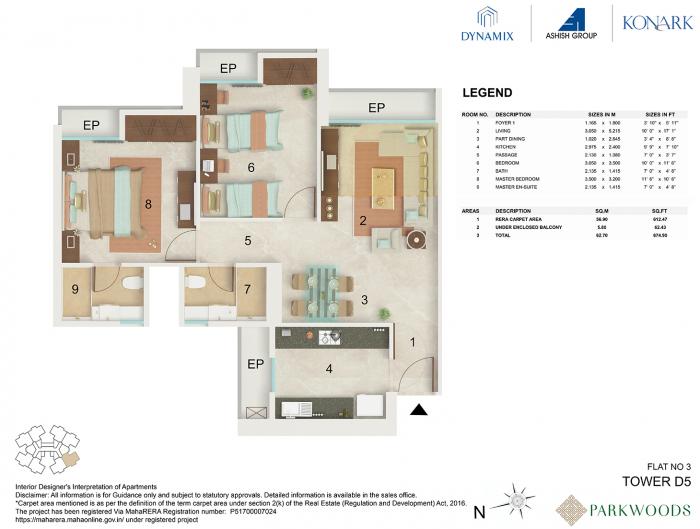 Dynamix Parkwoods - Floor Plan