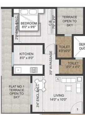 Imperial Towers - Floor Plan
