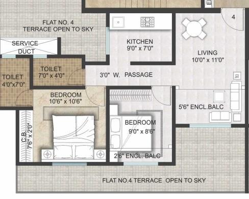 Imperial Towers - Floor Plan