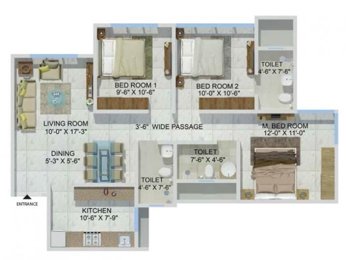 Sheth Zuri - Floor Plan