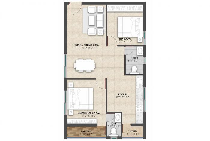 Bonsai Devdar - Floor Plan