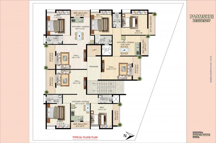 Padmashree Residency - Site Plan
