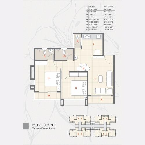 Param Residency - Floor Plan
