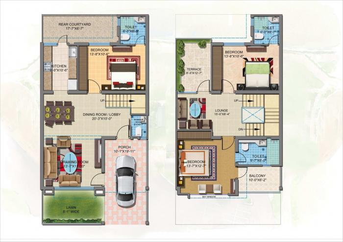 Viraj BBD Green City Lotus Enclave in Lucknow Amenities, Layout