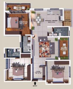 Aakar Acropolis Block C - Floor plan