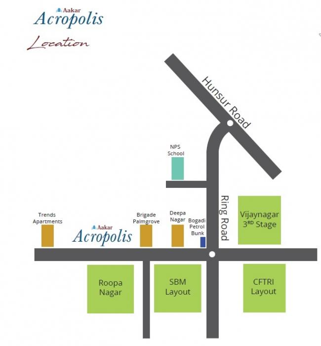 Aakar Acropolis Block C - Locality