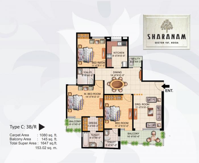 Great Value Sharanam - Floor Plan