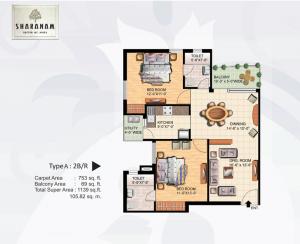Great Value Sharanam - Floor plan