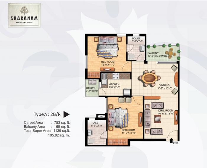 Great Value Sharanam - Floor Plan