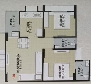 Nakshatra Heights - Floor plan