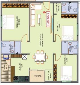 Boppanas River Side - Floor plan