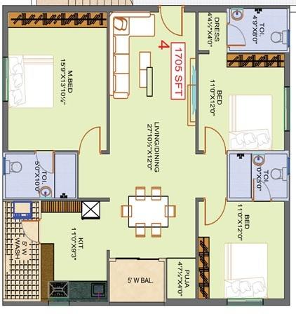 Boppanas River Side - Floor Plan