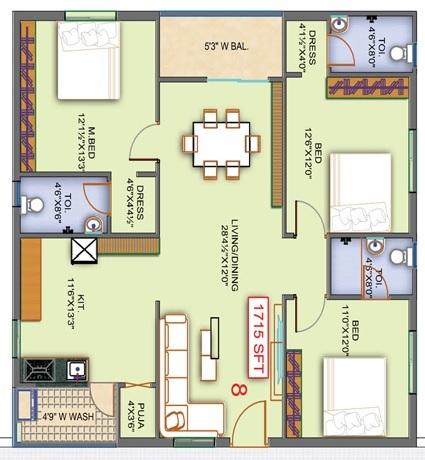 Boppanas River Side - Floor Plan