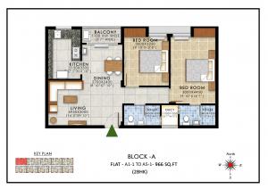 Ruby Dakshin - Floor plan