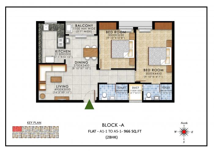 Ruby Dakshin - Floor Plan