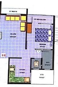 R D Yashvi Appartment - Floor Plan