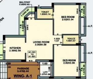 Ratnam Royals - Floor plan