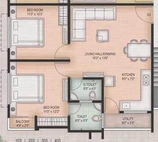Shree Ram Tirth 2 - Floor Plan
