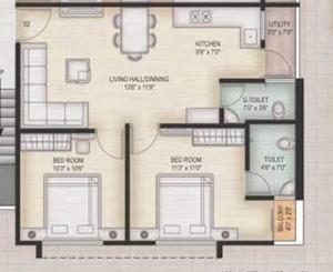 Shree Ram Tirth 2 - Floor plan