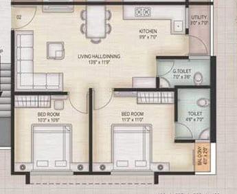 Shree Ram Tirth 2 - Floor Plan