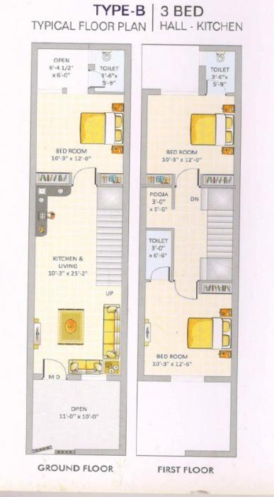 Shreeji Residensy - Floor Plan