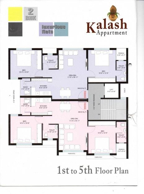 Saanvi Kalash Appartment - Site Plan