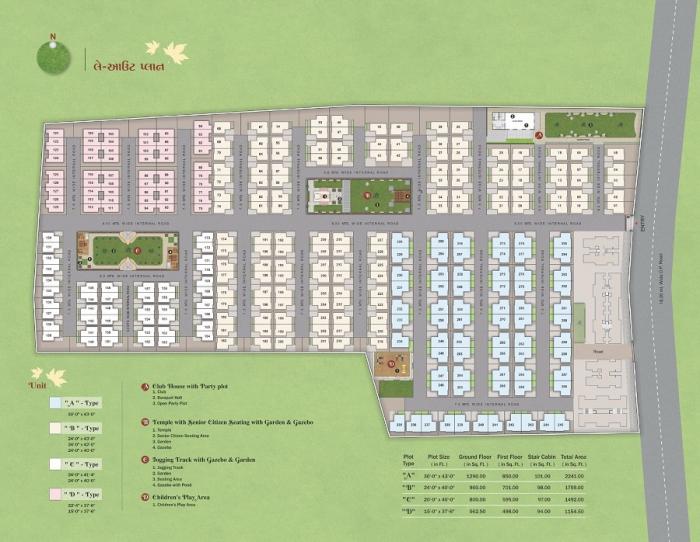 Nilkanth Villa - Master Plan