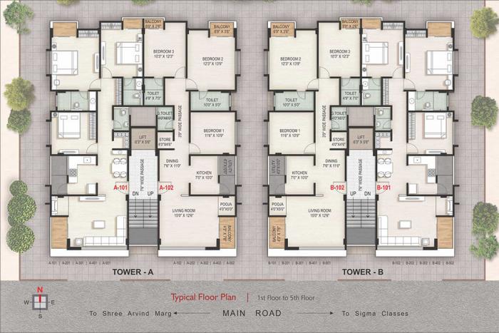Shree Ram Kunj 3 - Site Plan