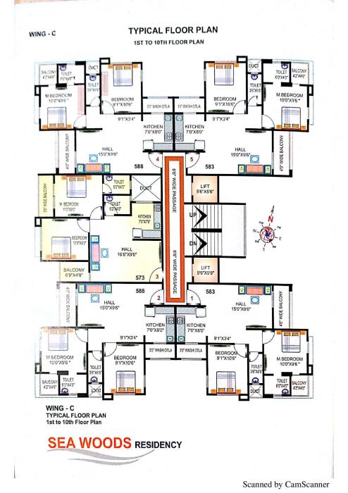 Sea Woods Residency - Site Plan