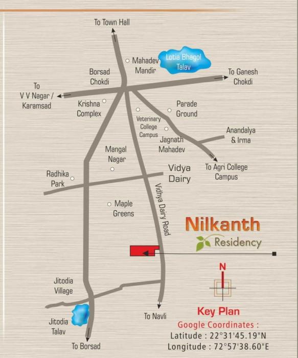 Nilkanth Residency - Locality